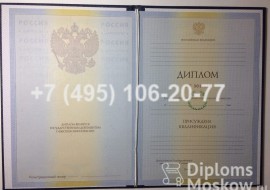 Диплом о высшем образовании 2009-2010 года